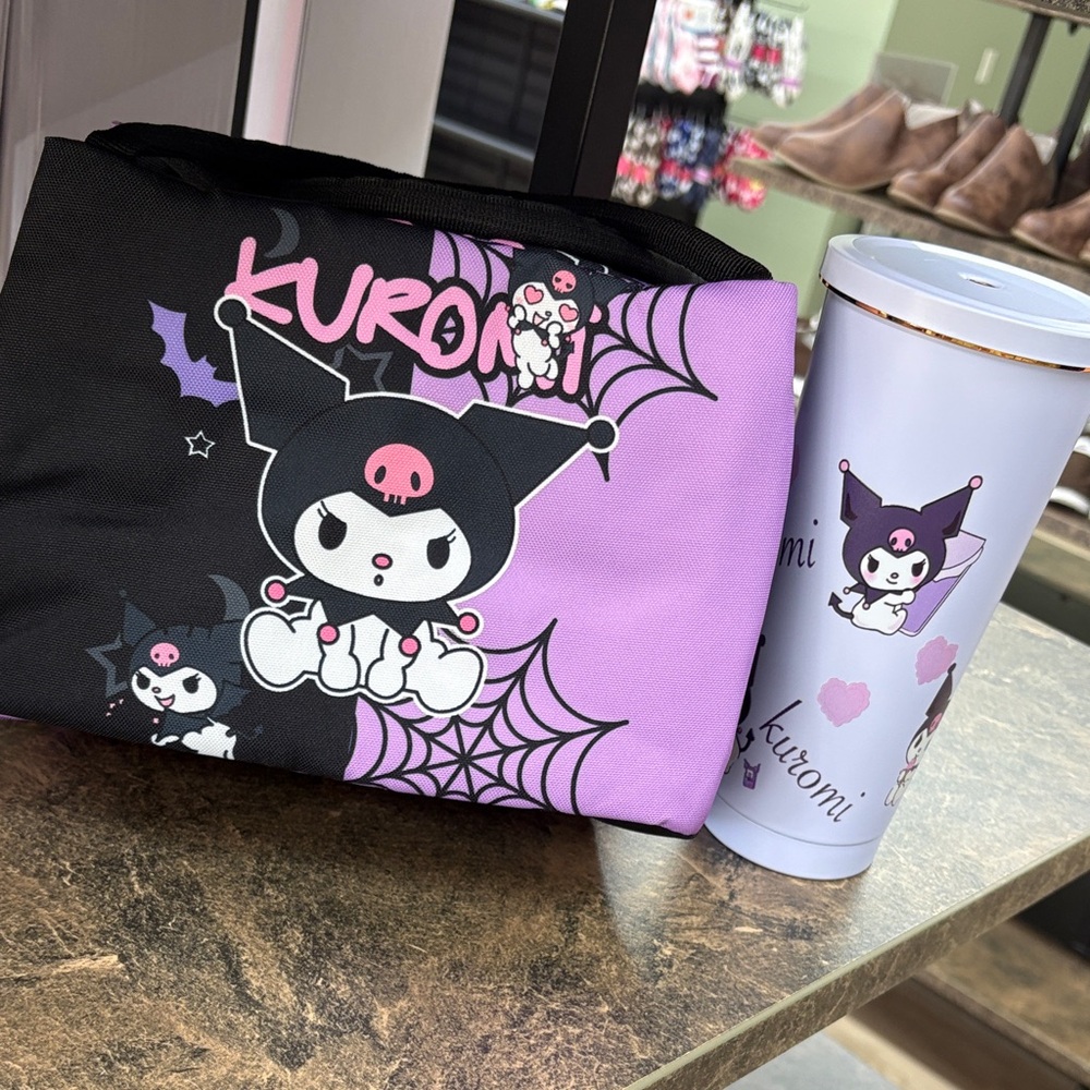 Kuromi Tote Bag and Tumbler Set